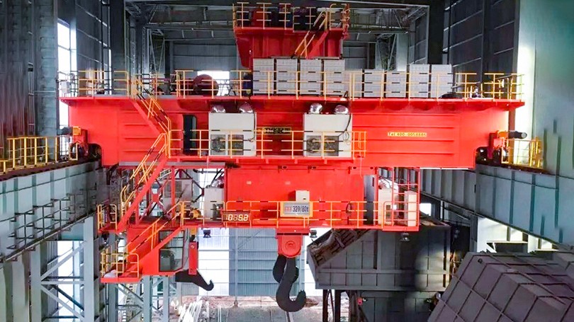 1769642597475456.jpg 河北津西钢铁项目bb贝博Ballbet320t冶金起重机.jpg